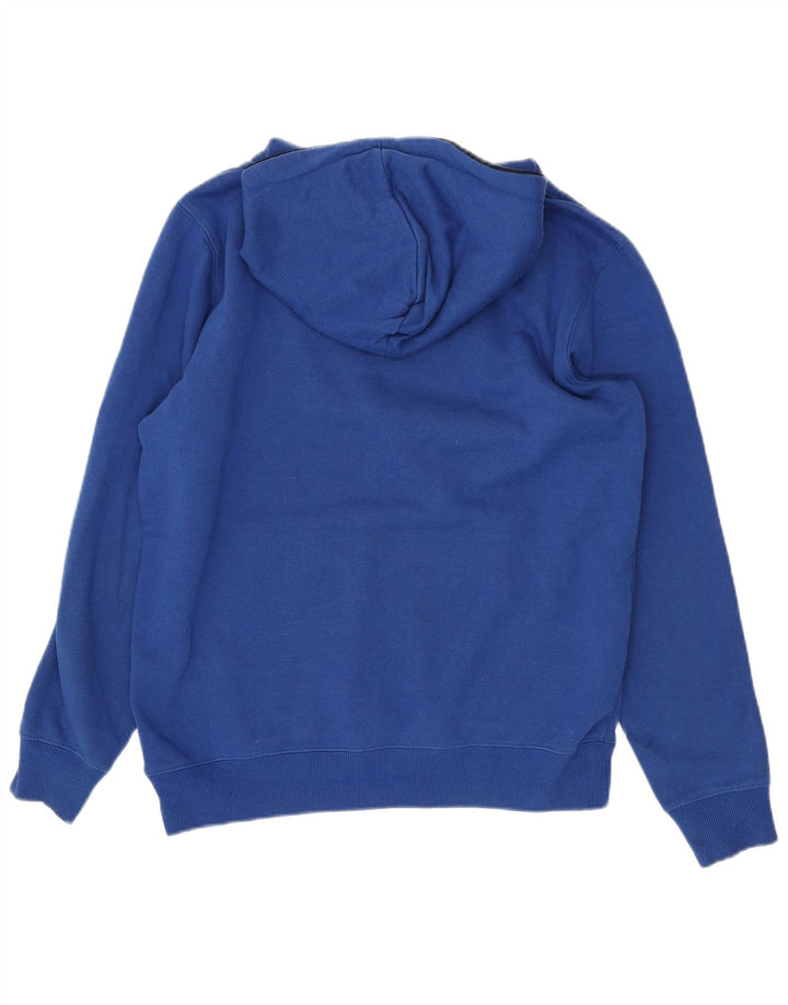 JACK & JONES Mens Hoodie Jumper Medium Blue Polyester