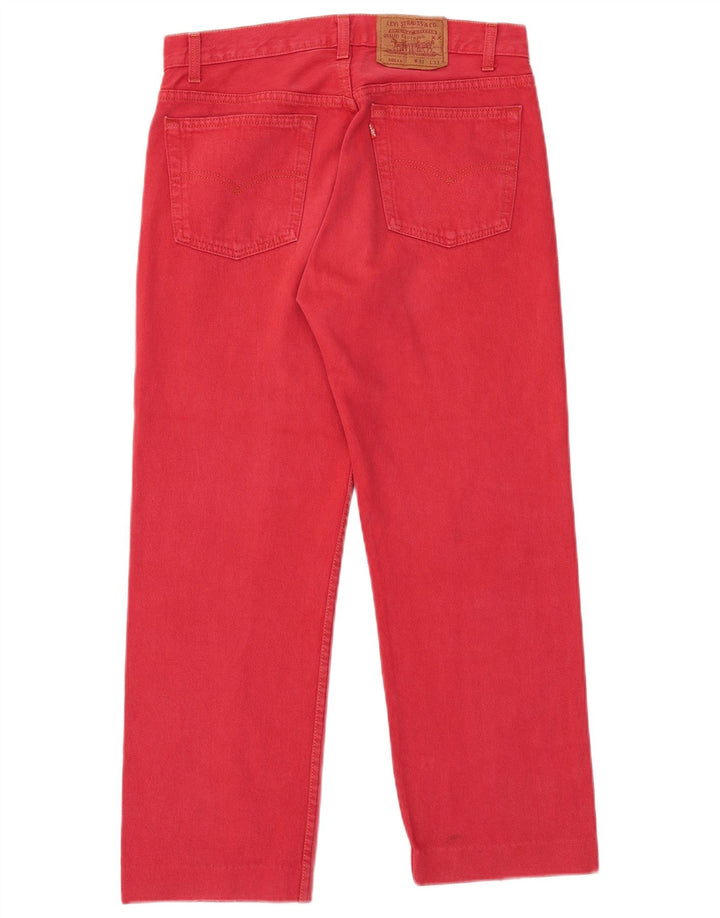 Męskie dżinsy Levi's 501 Straight W33 L27 Czerwone