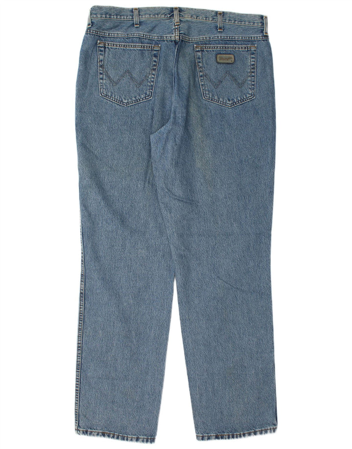 WRANGLER Mens Ohio Straight Jeans W40 L34 Blue Cotton