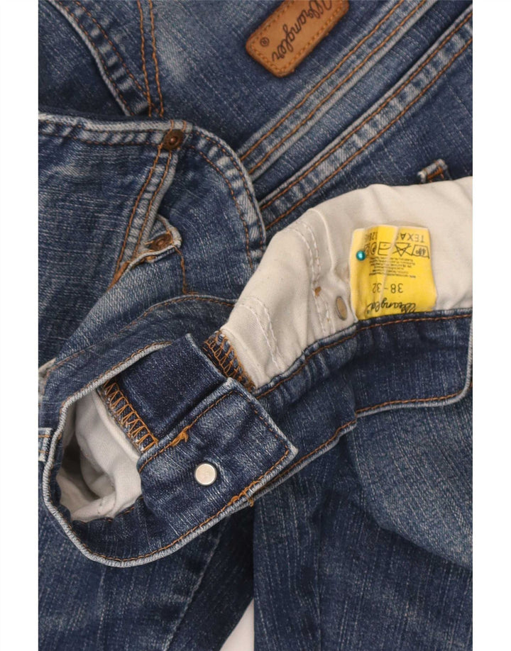 Męskie jeansy Wrangler Texas Straight W38 L32 Niebieskie, bawełniane