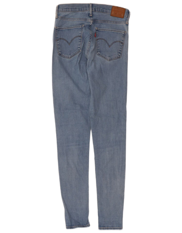 Damskie jeansy Levi's 720 z wysokim stanem, bardzo obcisłe W26 L30, niebieska bawełna