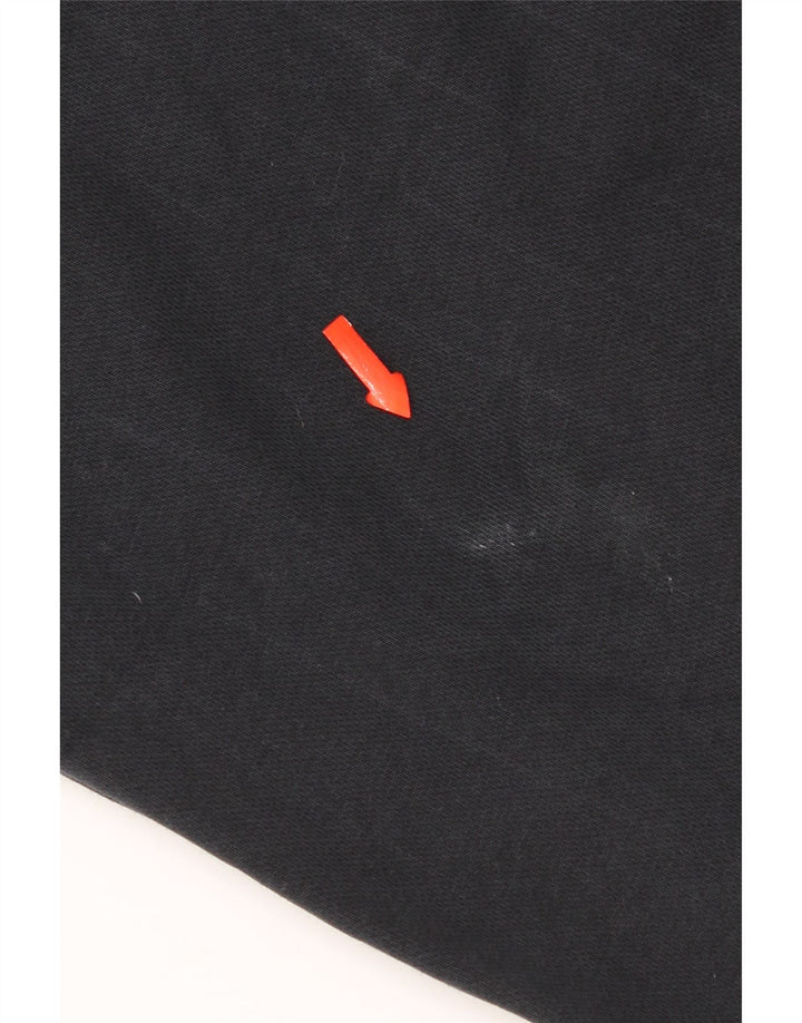 Męski sweter z kapturem Nike z grafiką, średni czarny, bawełniany