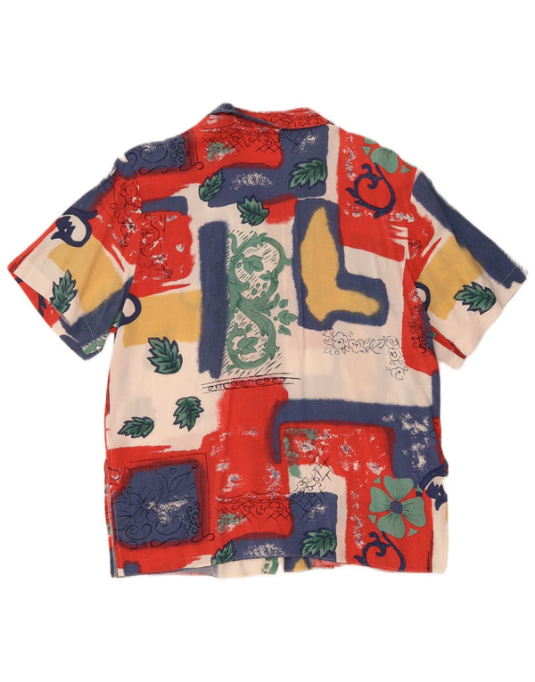 Damska koszula z krótkim rękawem Canda UK 18 XL, wielokolorowe kwiaty