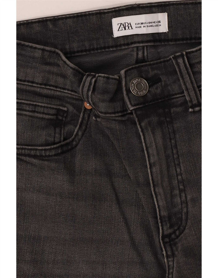 Damskie jeansy rozkloszowane Zara EU 36 XS W26 L26 Szare