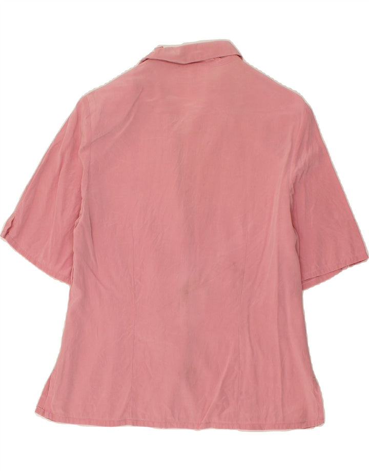 CHERIE Womens Short Sleeve Shirt Blouse IT 44 Medium Pink Vintage cherie and Second-Hand cherie from Messina Hembry 