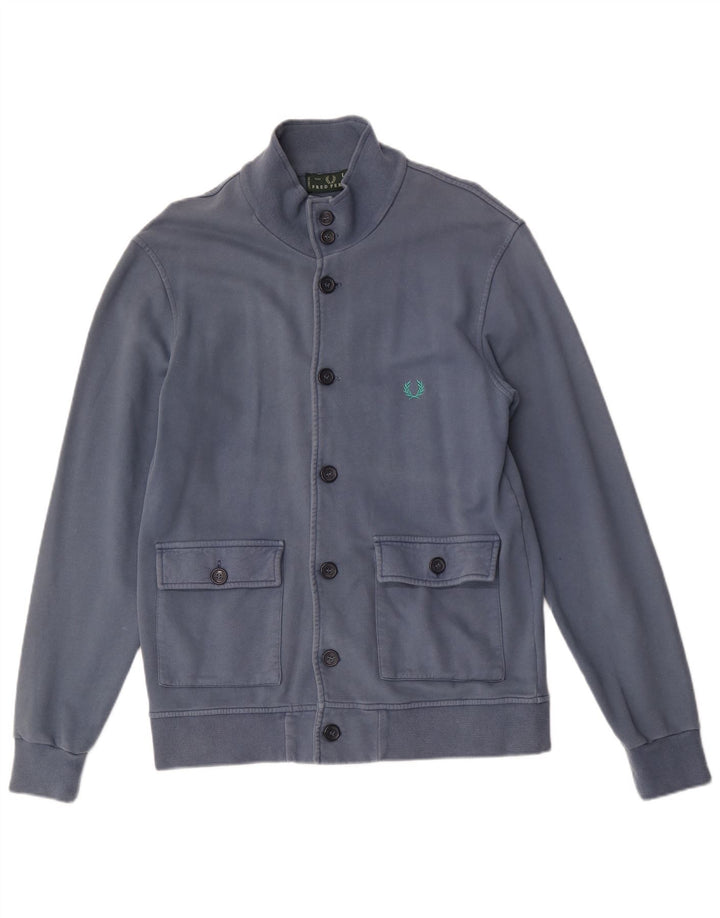 Kurtka męska dresowa Fred Perry, duża, niebieska