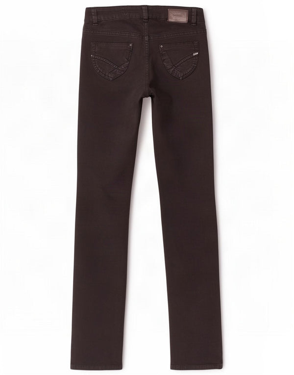 Gas Womens Slim Jeans W27 L34 Black Cotton