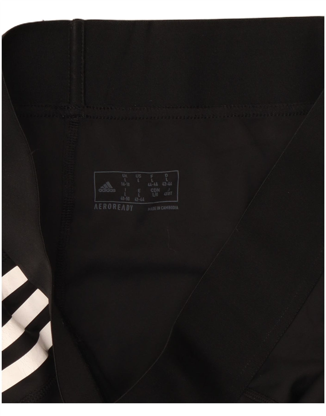 Damskie legginsy Adidas Aeroready UK 16/18, duże, czarne