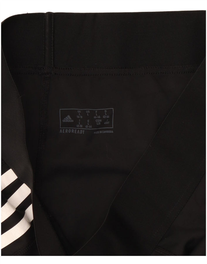 Damskie legginsy Adidas Aeroready UK 16/18, duże, czarne