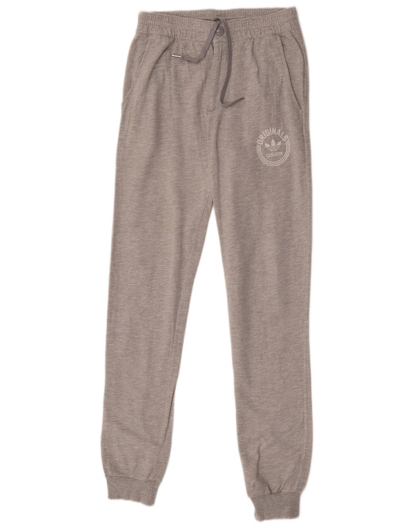 Damskie spodnie dresowe Adidas Graphic Joggers UK 8 Small Grey Flecked