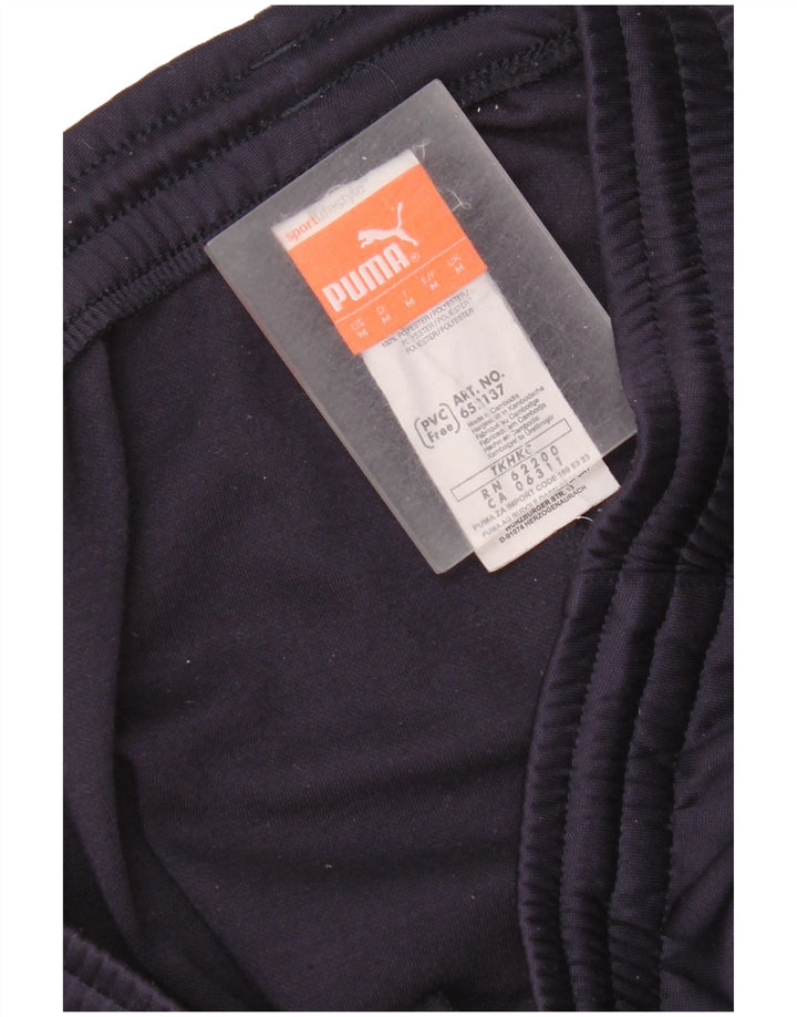 Męskie spodnie dresowe Puma, średni granatowy poliester