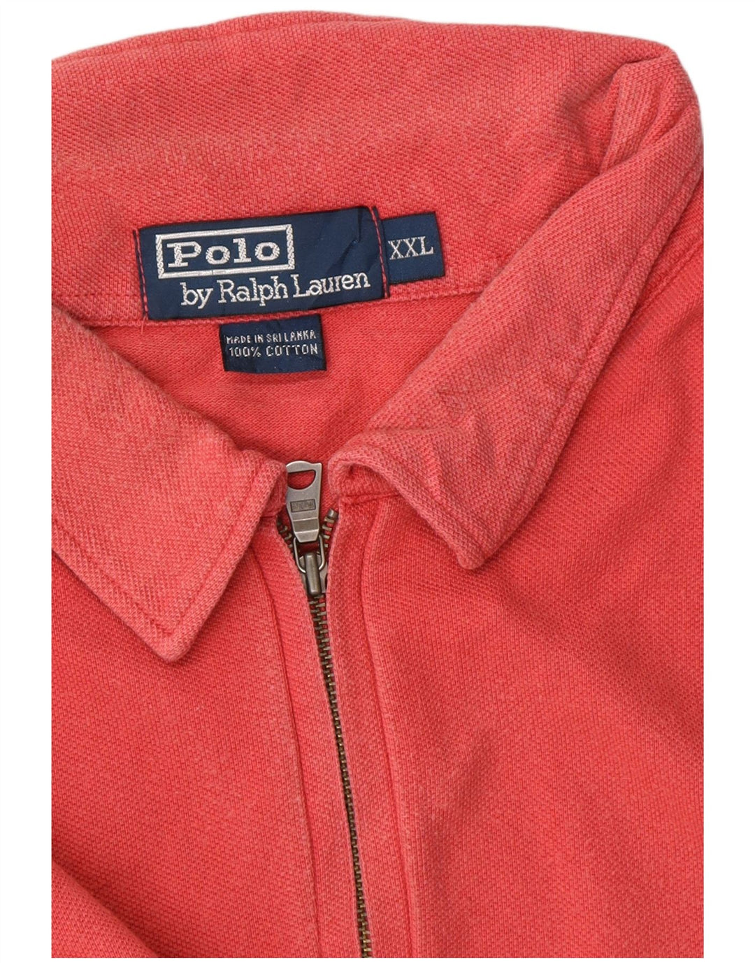 POLO RALPH LAUREN Męska koszulka polo 2XL, czerwona, bawełniana