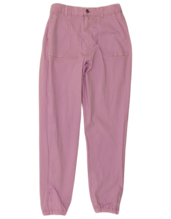 Spodnie Chino Marks & Spencer Damskie Joggery UK 10 Small W28 L28 Różowe
