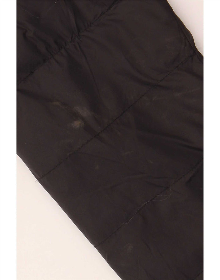 Męska ocieplana kurtka z kapturem Mountain Warehouse UK 34 XS, czarna, poliamidowa