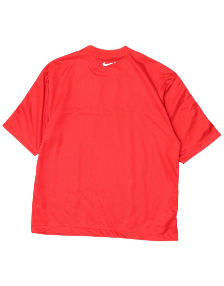 T-shirt męski Nike Top UK 45/47 XL, czerwony, kolorowy poliester