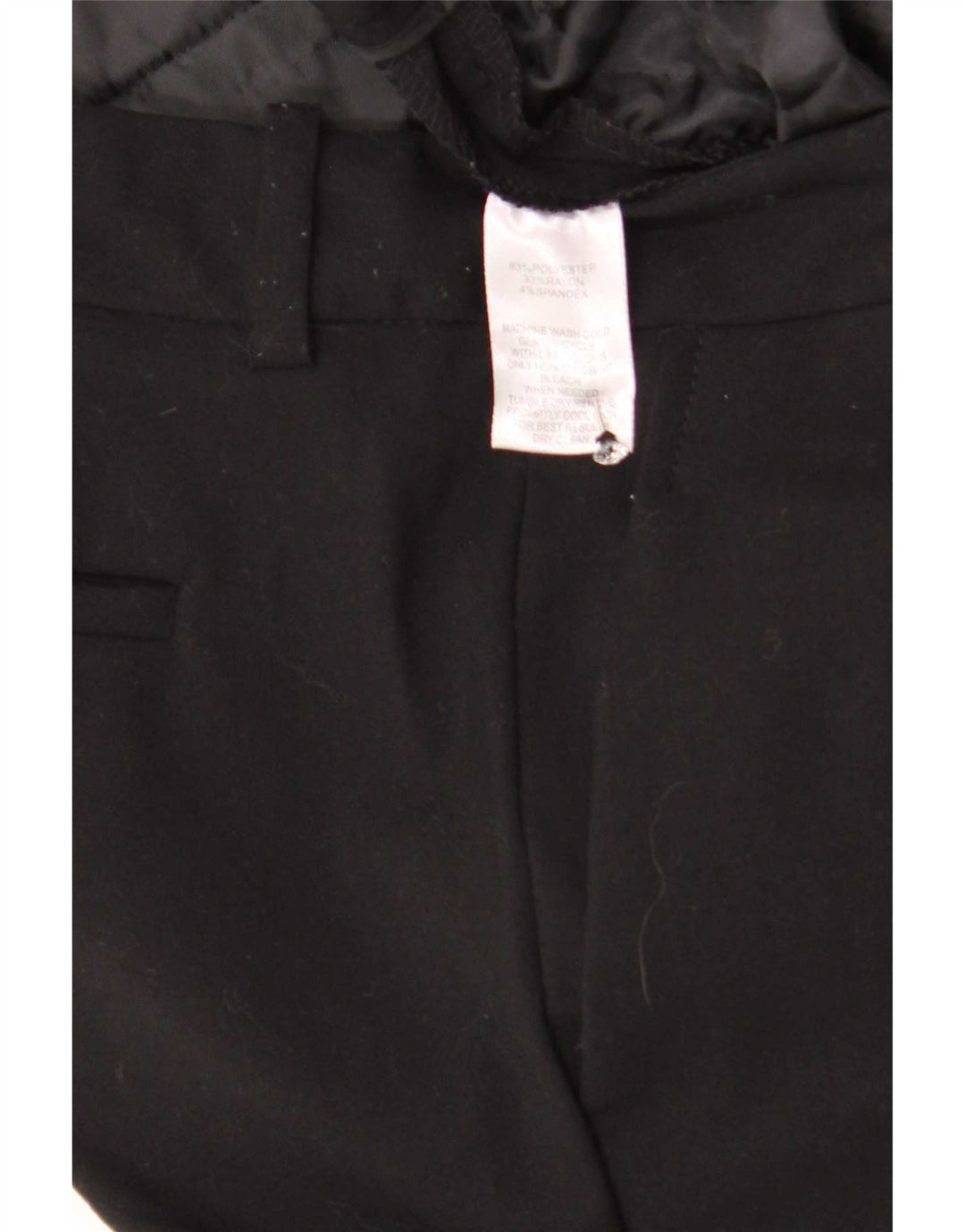 Damskie spodnie garniturowe Calvin Klein Bootcut W32 L30 Czarny poliester