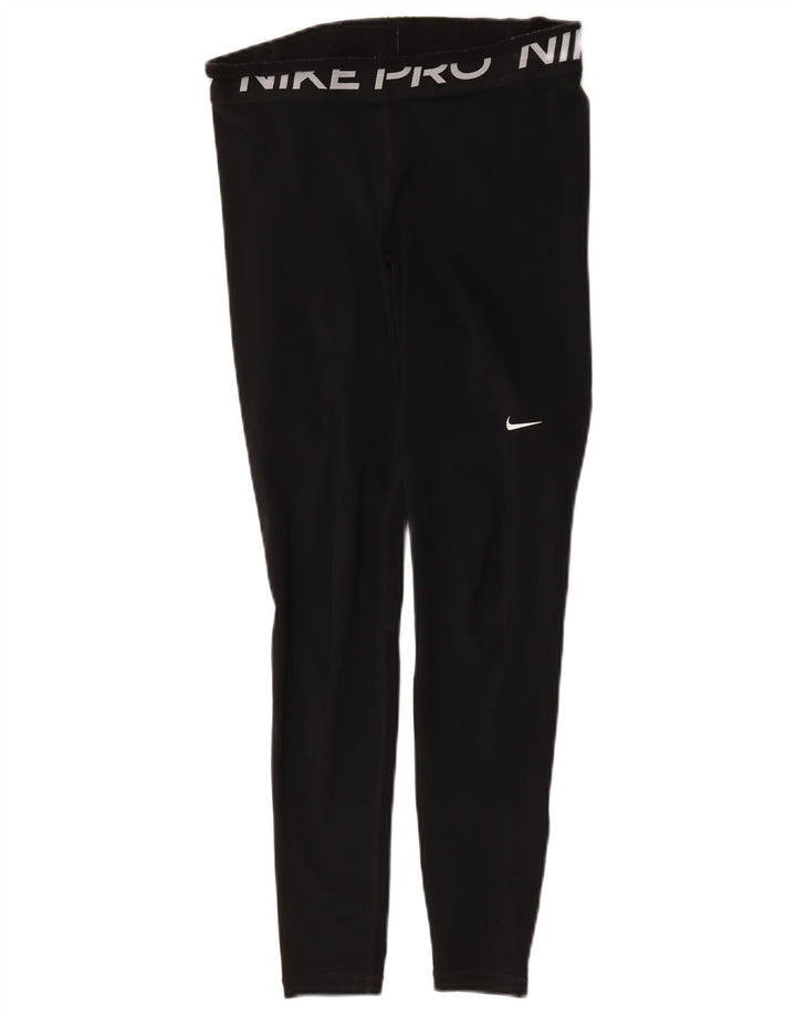 Damskie legginsy Fila Dri Fit Graphic UK 12, średni czarny poliester