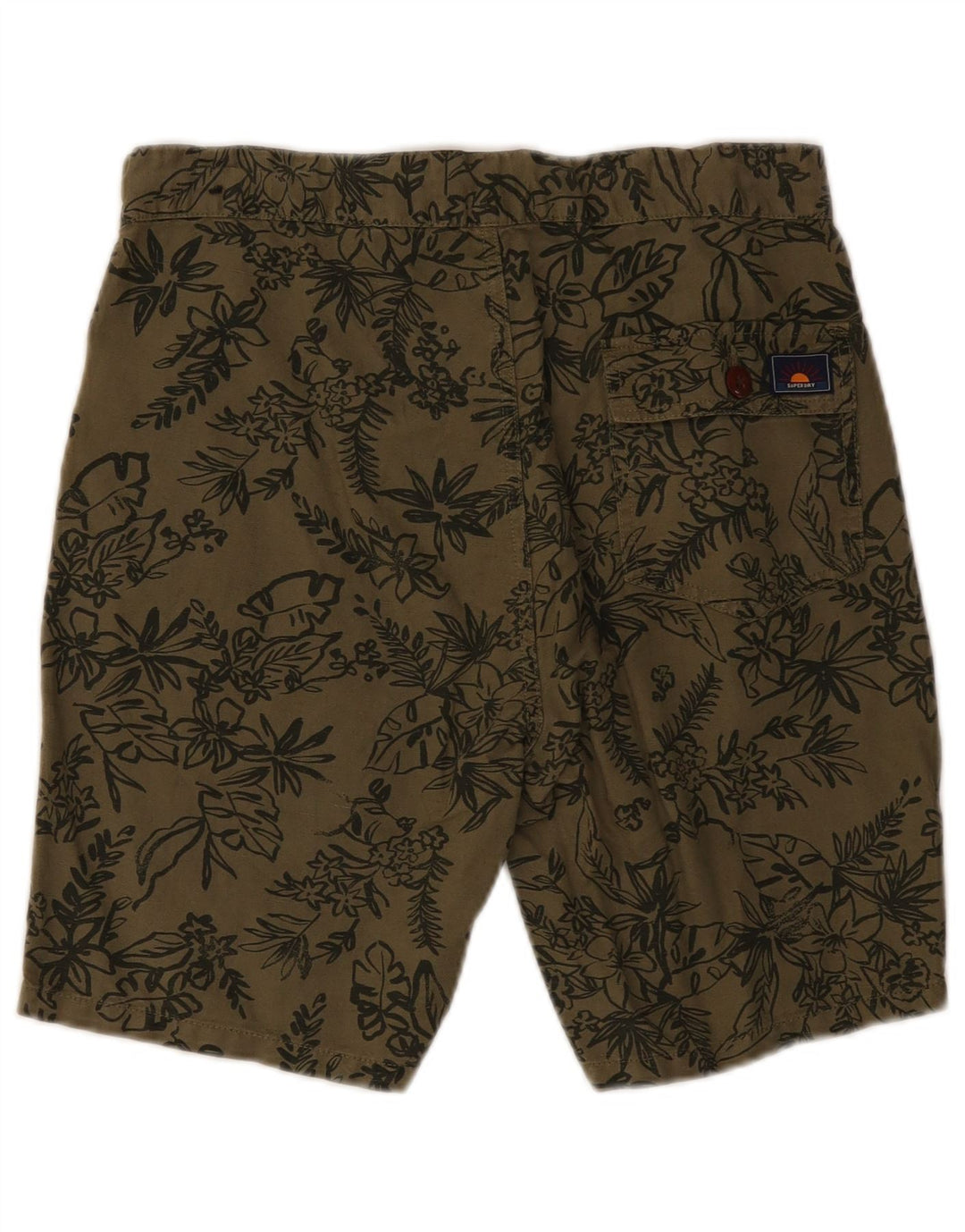 Męskie spodenki Chino Superdry W30 Średni khaki w kwiaty