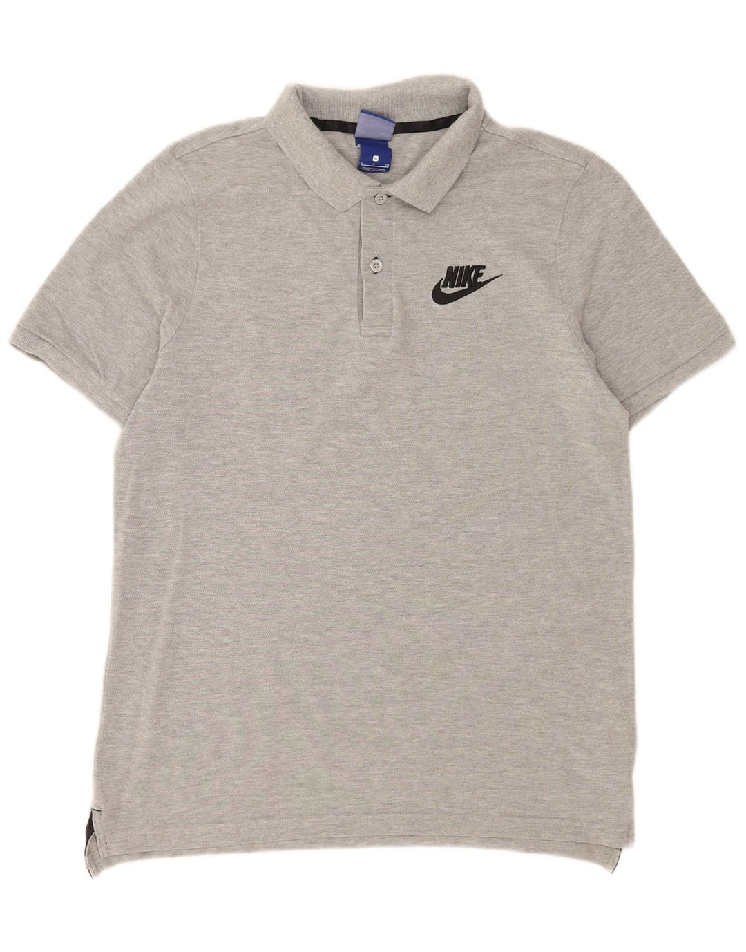 Męska koszulka polo Nike, mała, szara, bawełniana