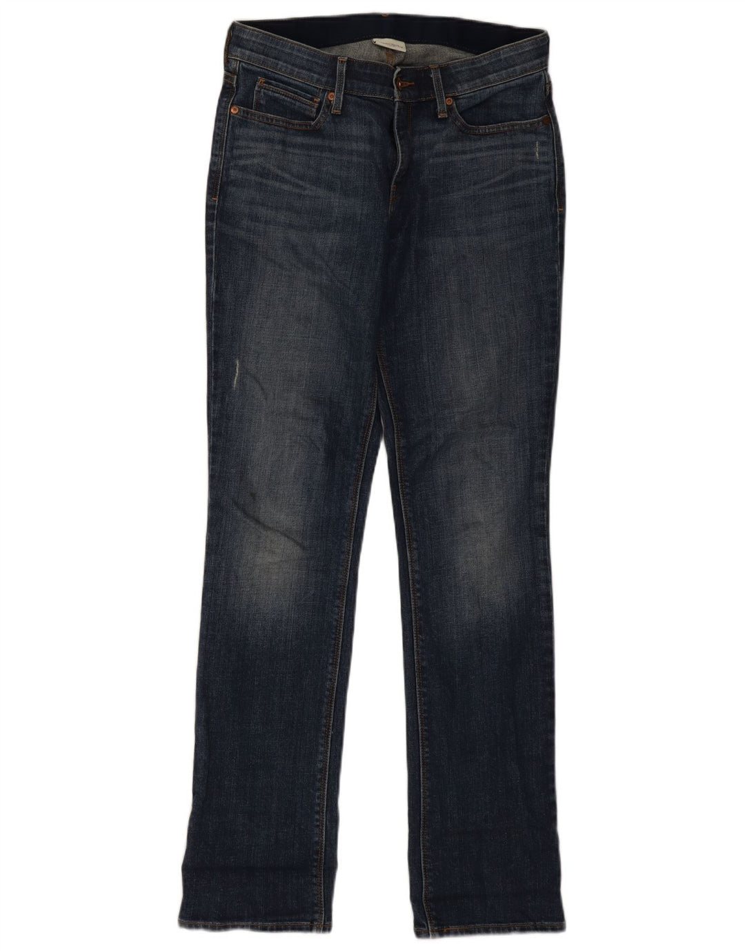 Damskie proste dżinsy Levi's US 6 Medium W28 L32 Granatowa bawełna