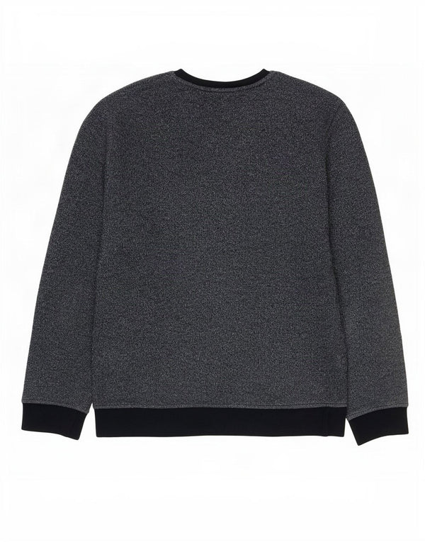 US Polo Assn. Męska bluza sweterkowa, średnia, granatowa, bawełniana w cętki