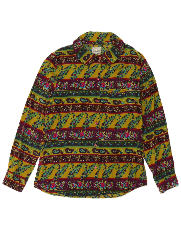 Koszula damska Benetton UK 12, średnia, wielokolorowa w kwiaty