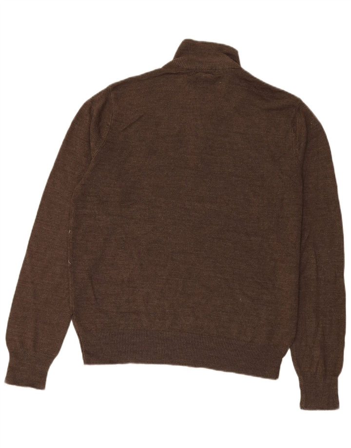 Męski sweter z zamkiem błyskawicznym Dockers, mały brązowy Argyle/Akryl diamentowy