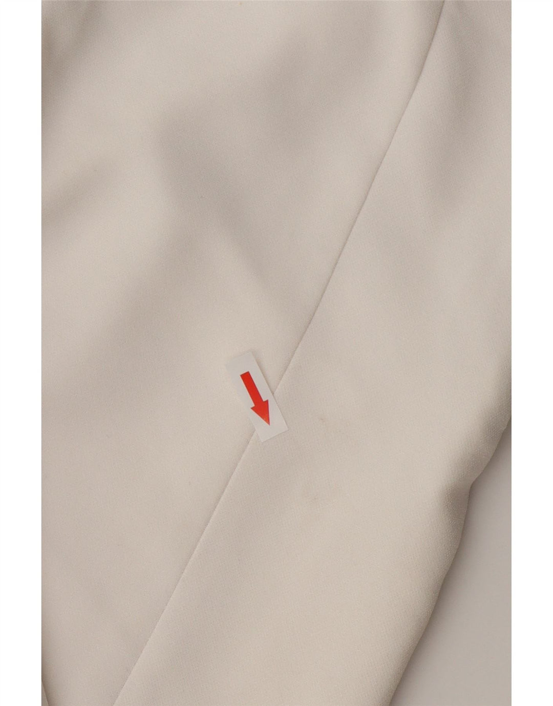 Damska marynarka Zara z rękawami 3/4 i otwartymi, UK 18 XL, biała, octanowa