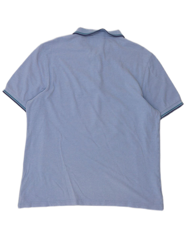 Męska koszulka polo Fred Perry Slim Fit 2XL, bawełniana w niebieskie paski