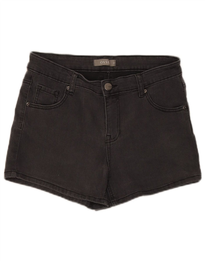 Damskie spodenki jeansowe Oasis UK 10 Small W28 Szara bawełna