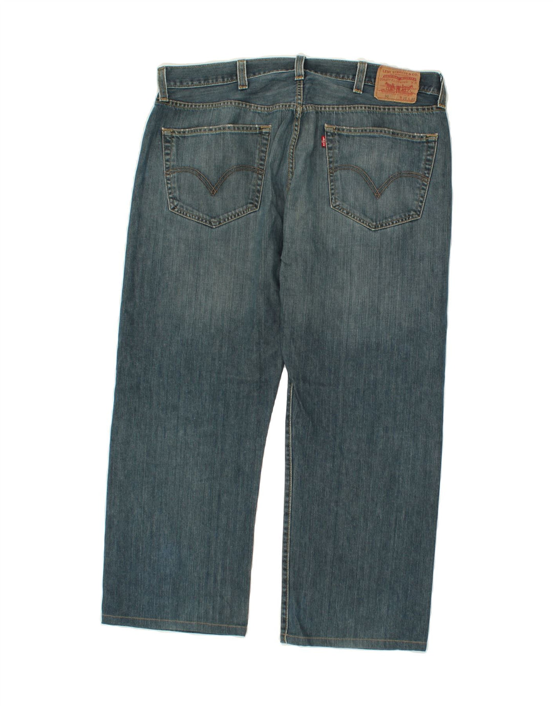 Męskie jeansy LEVI'S 501 Straight W38 L26 Niebieskie bawełniane