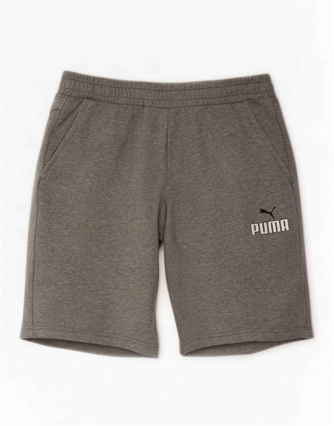 Męskie spodenki sportowe Puma, duże, szare, bawełniane