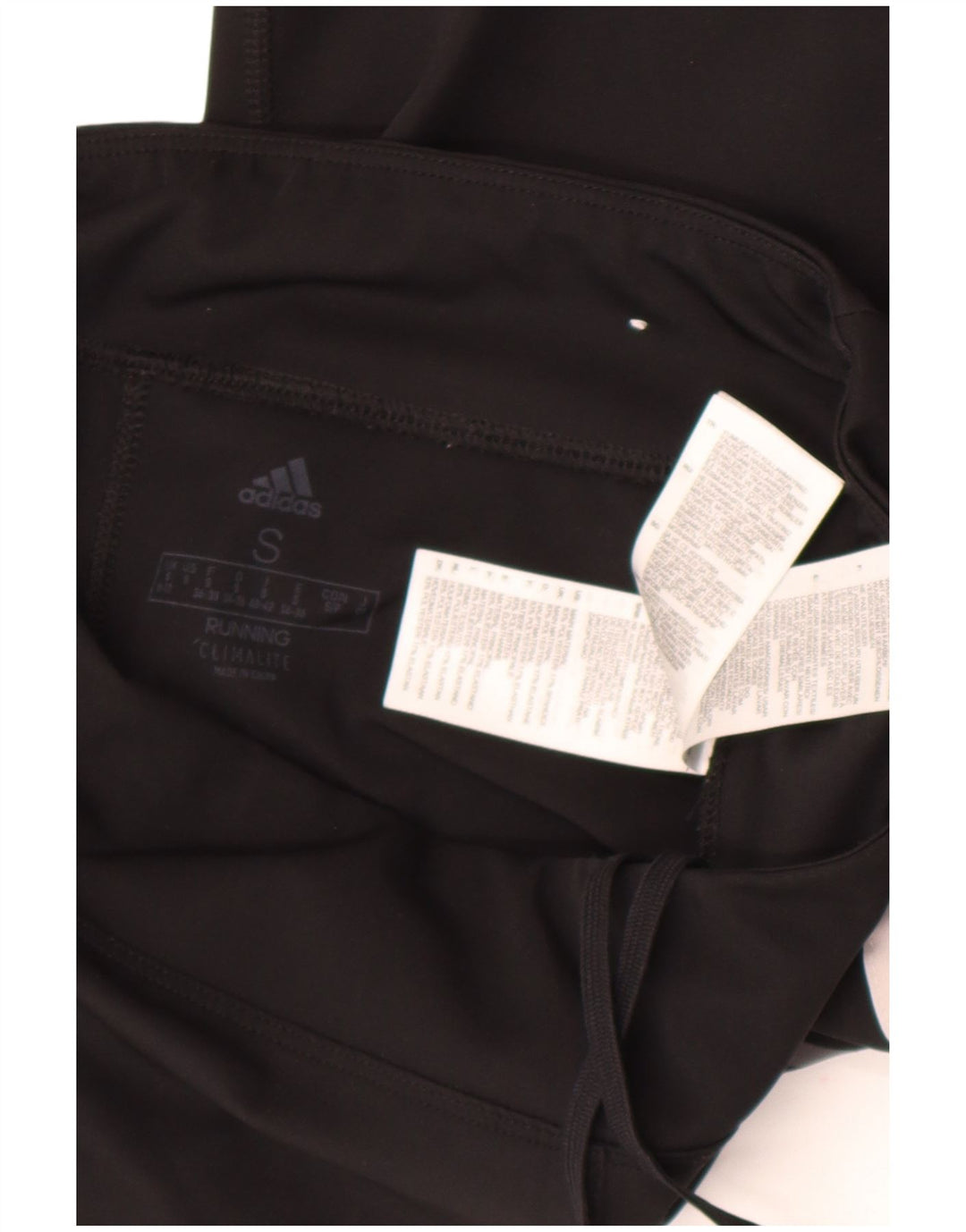 Damskie legginsy Adidas Climalite Crop UK 8/10, małe, czarne, poliestrowe
