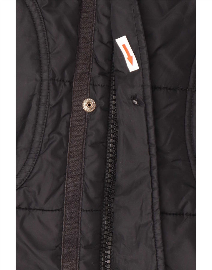 Męska ocieplana kurtka Diesel UK 36 Small Black Nylon
