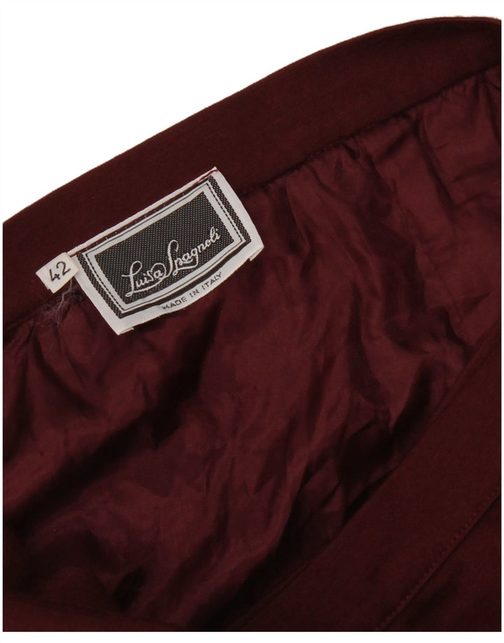 Damska spódnica kopertowa Luisa Spagnoli IT 42 Medium W26 Burgund