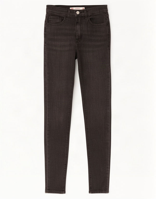 Dżinsy Levi's 720 dziewczęce z wysokim stanem, bardzo obcisłe 11-12 lat W24 L28 szare