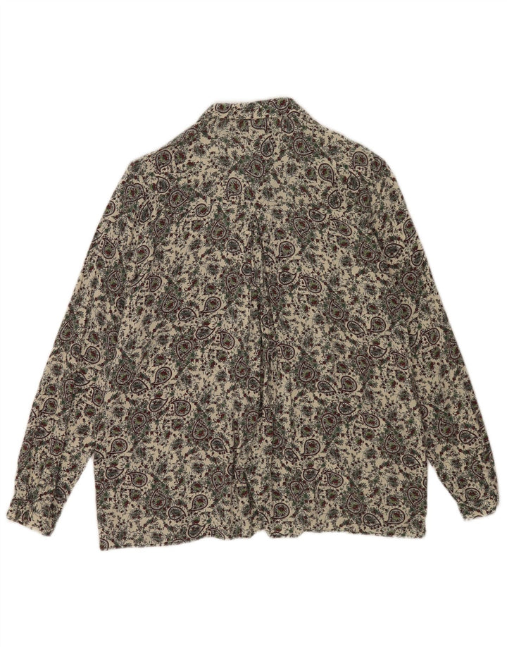 Koszula damska Zara UK 10 Small Beżowa Paisley