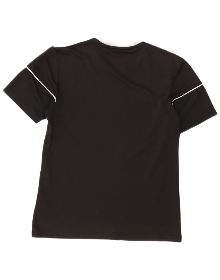 Męski T-shirt ADIDAS Climalite, mały, czarny, poliester