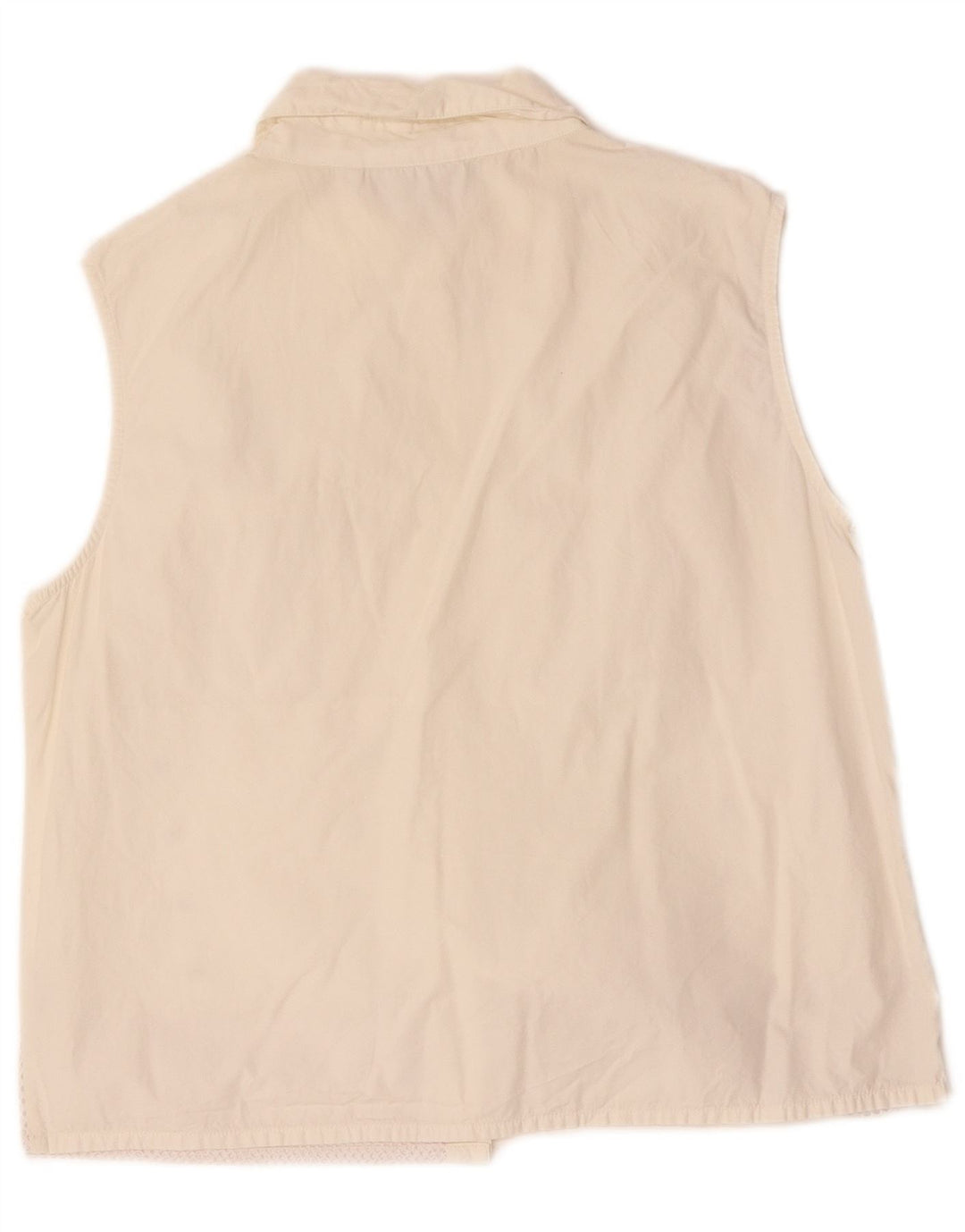 Damska kamizelka Utility VINTAGE IT 44 Średnia biała bawełna