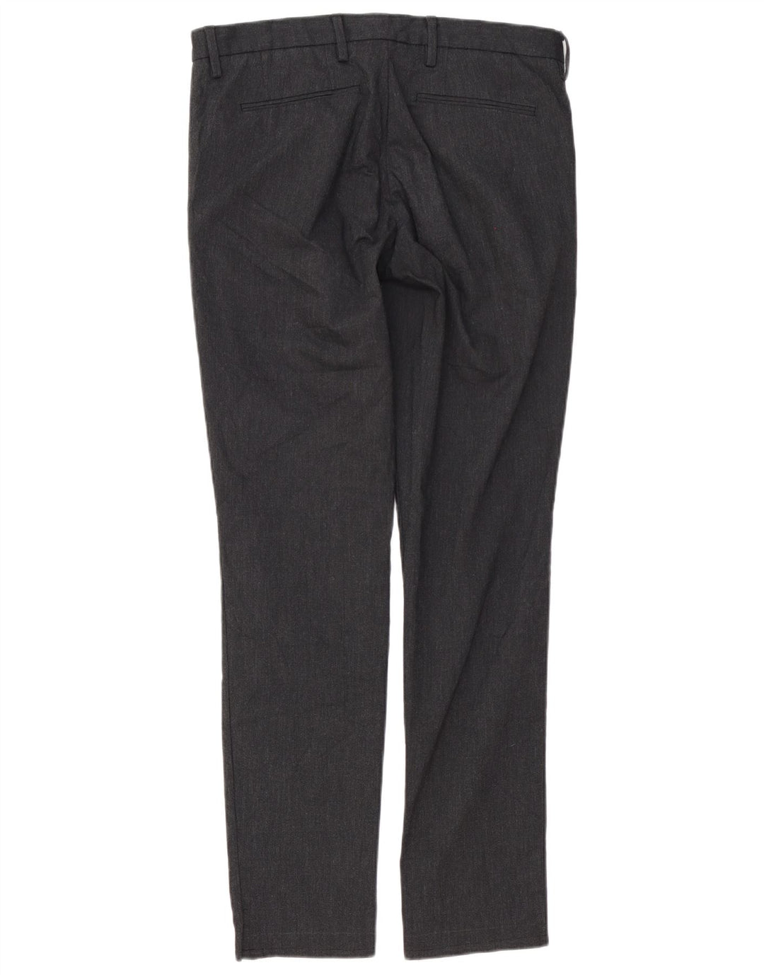 Męskie spodnie typu slim chino Hugo Boss W32 L32 Szary poliester