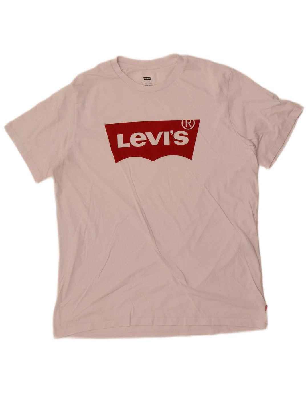 Męski T-shirt z grafiką Levi's, duży, biały