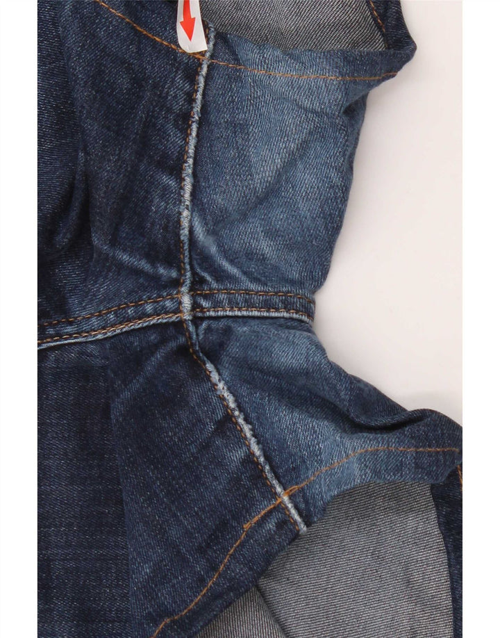 Damskie spodenki jeansowe Levi's Bold Curve W28 Średni granatowy bawełniany