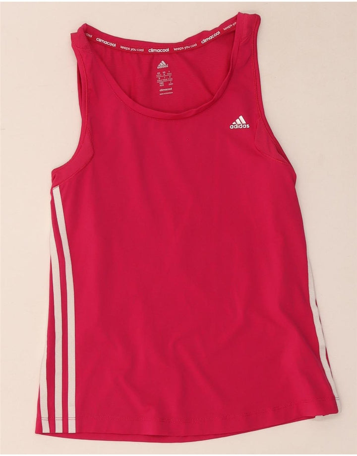 Damska kamizelka Adidas Climacool Top UK 12/14 Średni Różowy Poliamid
