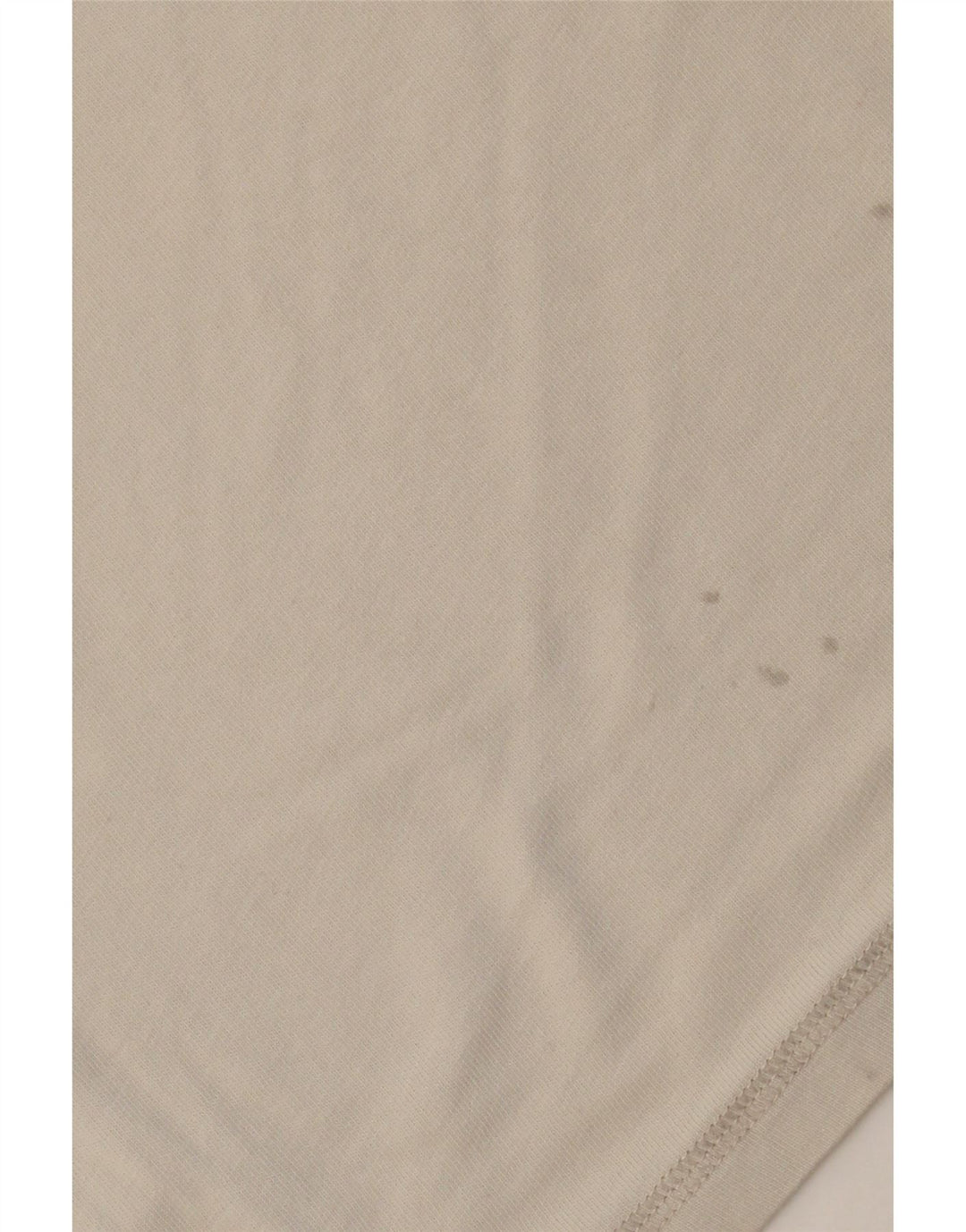 WOOLRICH Męski graficzny top z długim rękawem, duży, złamanej bieli, bawełniany