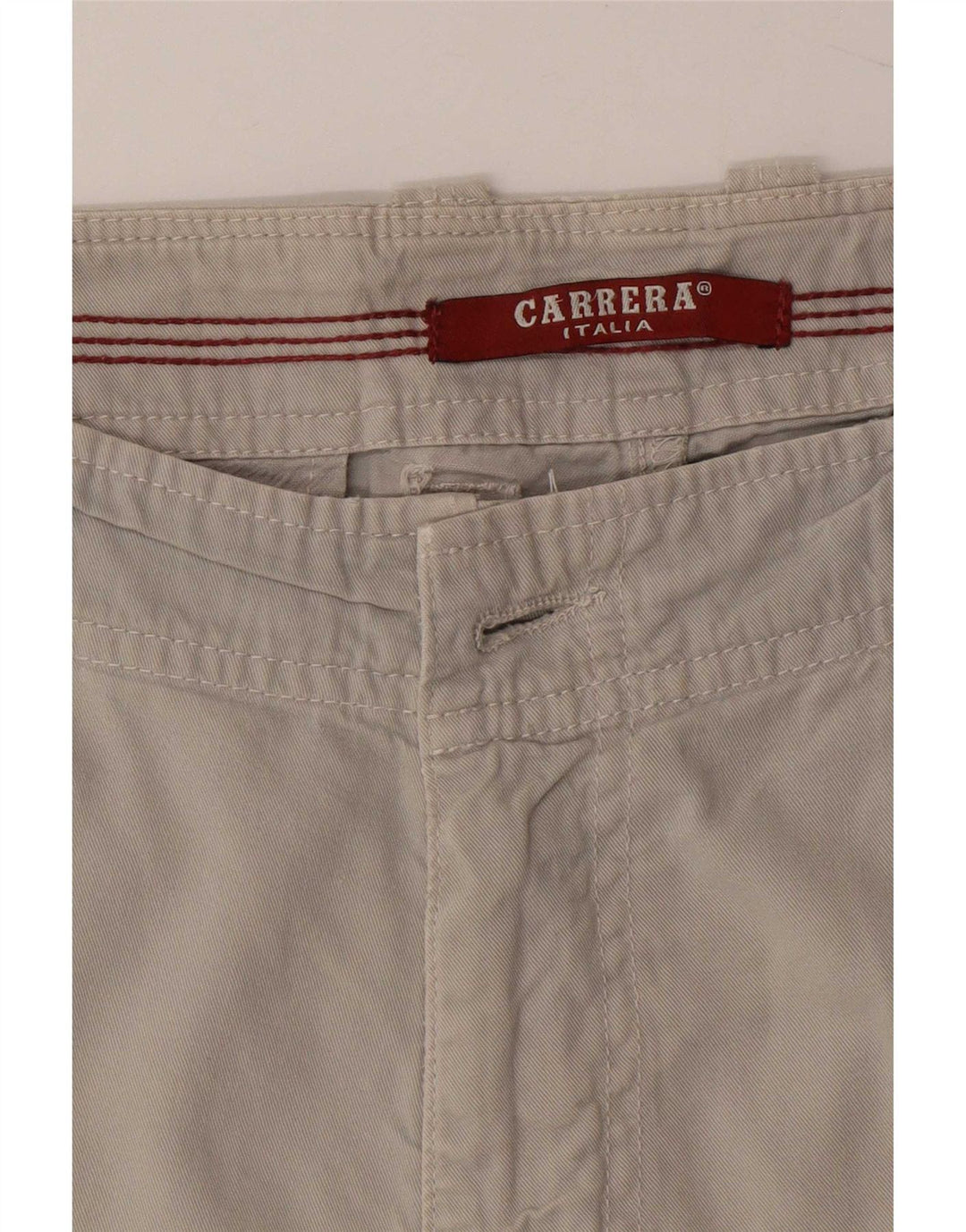 Carrera Męskie spodenki chino duże W36 szara bawełna