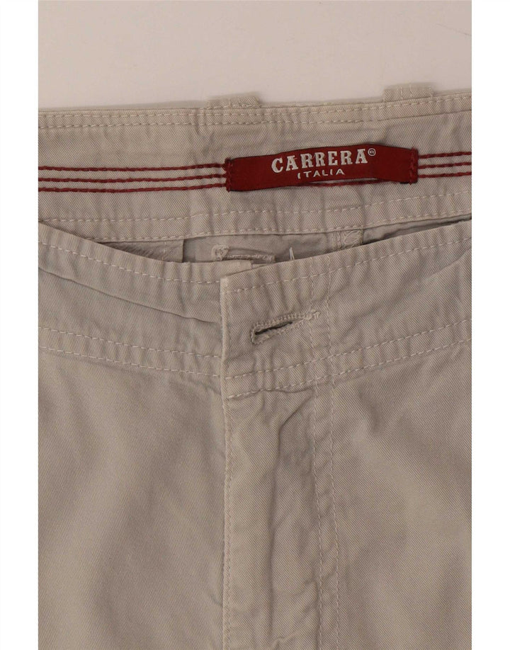 Carrera Męskie spodenki chino duże W36 szara bawełna