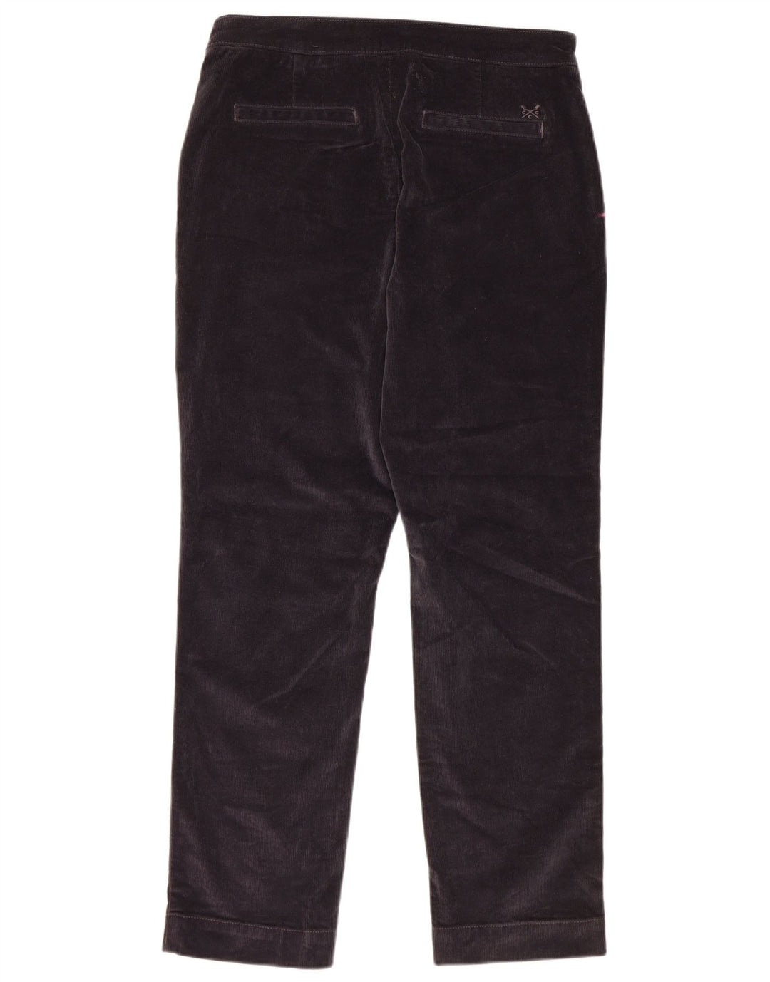 CREW CLOTHING Spodnie damskie sztruksowe UK 12 Medium W30 L28 Granatowe