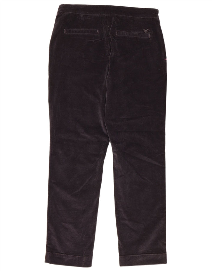 CREW CLOTHING Spodnie damskie sztruksowe UK 12 Medium W30 L28 Granatowe