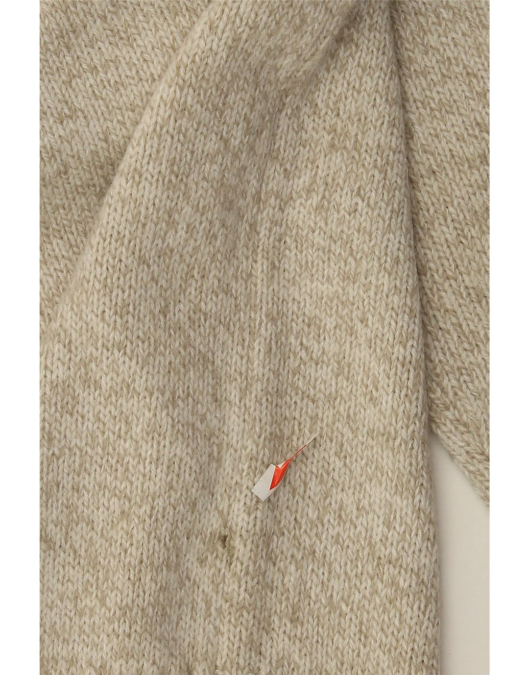 Marks & Spencer Męski sweter z szalowym dekoltem, średni zielony, nakrapiany akryl