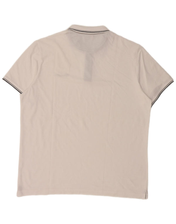 Męska koszulka polo Champion 2XL Biała